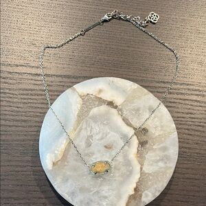 Kendra Scott *ORIGINALLY* Light Blue Eliza Drusy Necklace